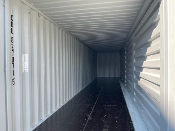 Contenedor marítimo de 40 pies con apertura lateral – (nuevo)