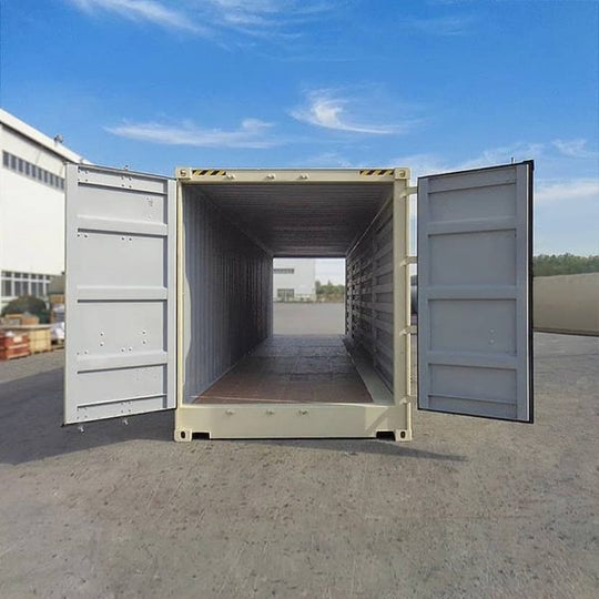 Contenedor de acceso lateral completo de 40 pies hc blanco
