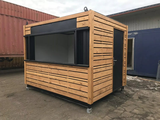 Contenedores Outlet Shipping 10ft x 8ft Cladded Food/Drink