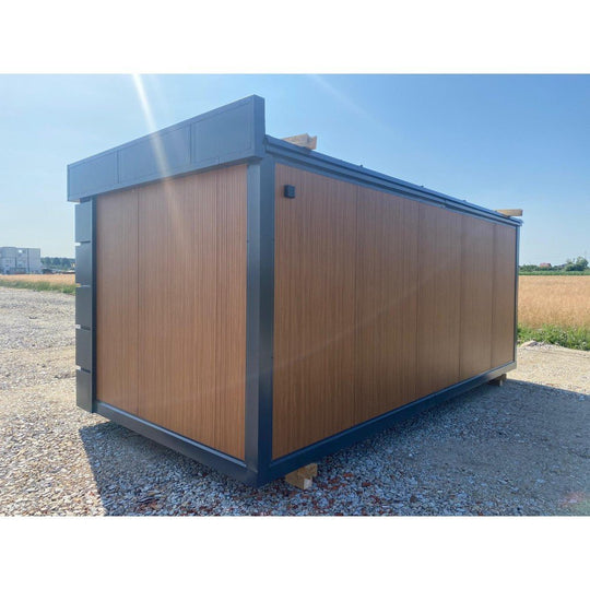 Módulo comercial combinado de 2 piezas, 3 x 6 m (36 m²)
